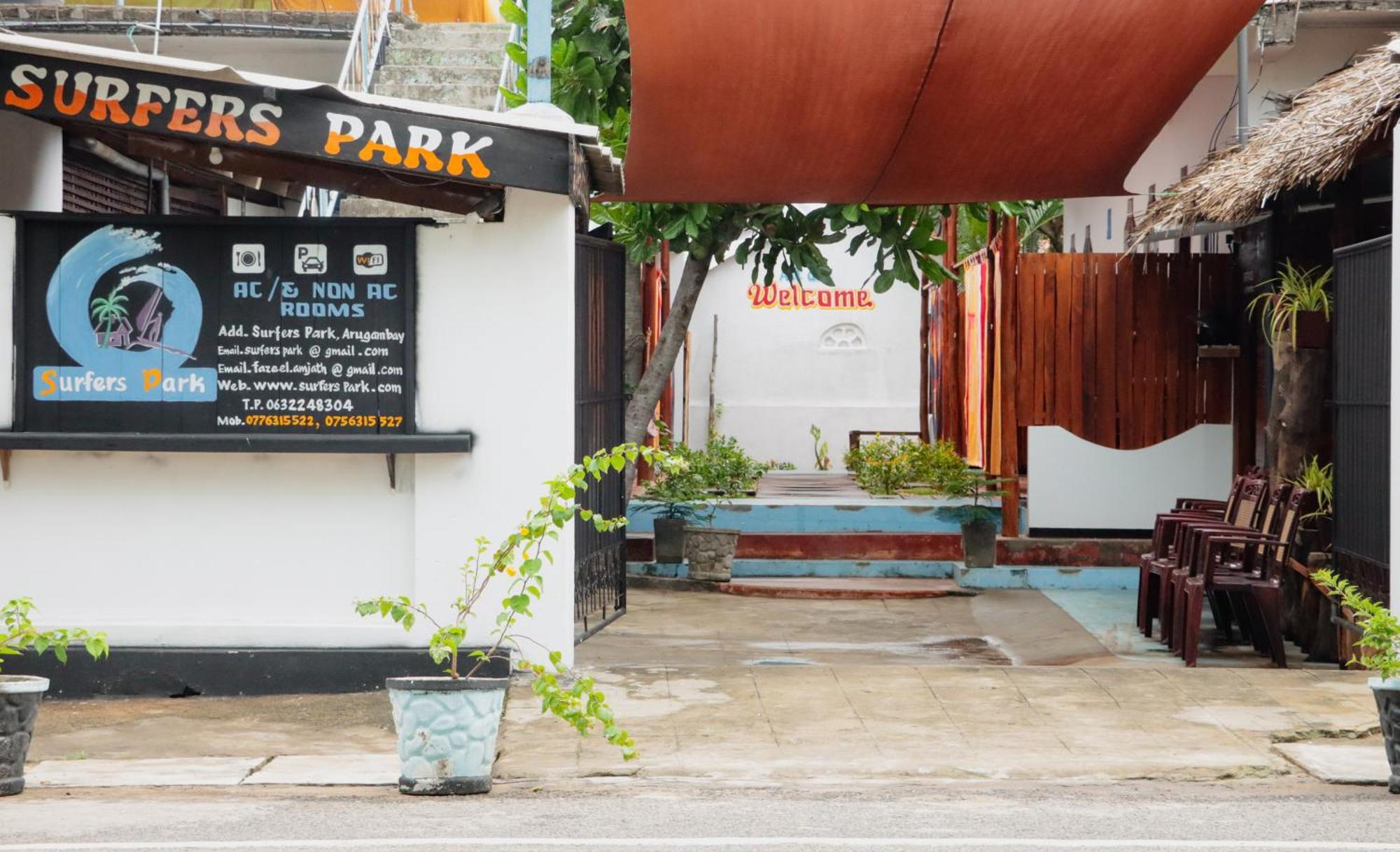 مبيت وإفطار آروغام Surfers Park Arugambay المظهر الخارجي الصورة